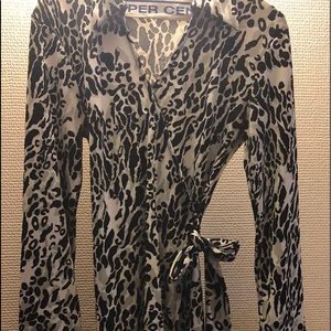 Black and white dress